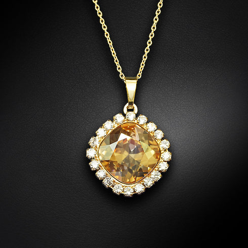 Komplekts "Apžilbinošs Spīdums III (Golden Shadow)" ar Swarovski™ kristāliem